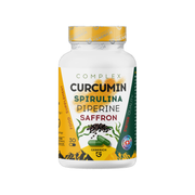 Front view of Geberich Curcuma Complex dietary supplement bottle showing the label and packaging design.